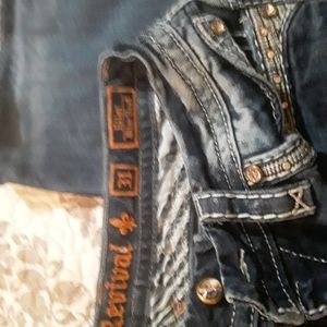 Womens rock revival Jean's 30 slim boot